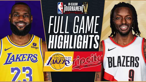 LAKERS at TRAIL BLAZERS | NBA IN-SEASON TOURNAMENT 🏆 | FULL GAME HIGHLIGHTS | November 17, 2023