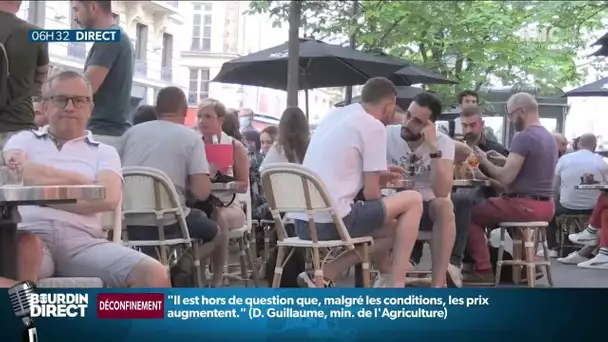 Café-restaurant: dans la joie et la bonne humeur le retour à une vie d'avant