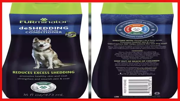 FURminator® deShedding Ultra Premium Conditioner for Dogs, 16 Oz.