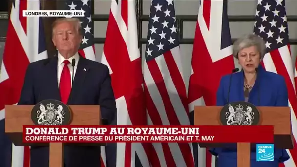 REPLAY - Conférence de presse de Donald Trump et Theresa May au Royaume-Uni