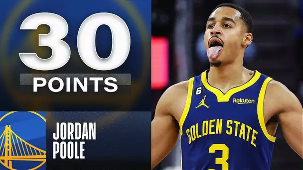 Jordan Poole Was Pulling Up From EVERYWHERE - 30 PTS (7 Threes) | November 2, 2022