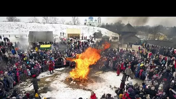 Russie : célébrations pour Maslenitsa, le carnaval orthodoxe slave