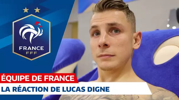 Réaction de Lucas Digne, Equipe de France I FFF 2019