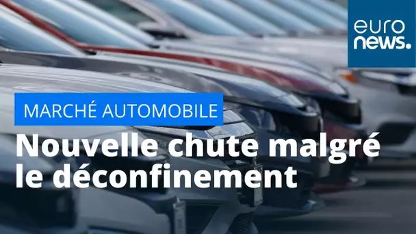 Nouvelle chute du marché automobile malgré le déconfinement