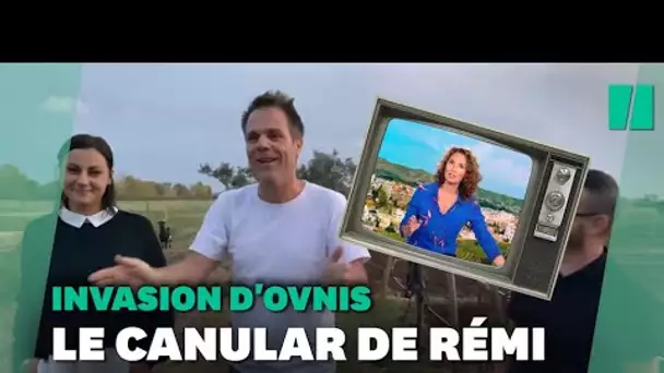 Rémi Gaillard a piégé le 13H de TF1 avec ce canular sur les ovnis