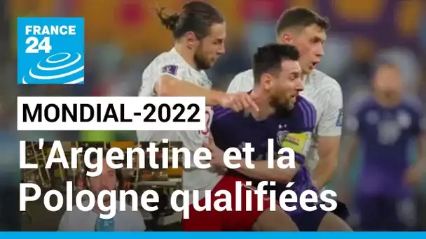 Mondial-2022 : l'Argentine et la Pologne en huitièmes de finale • FRANCE 24