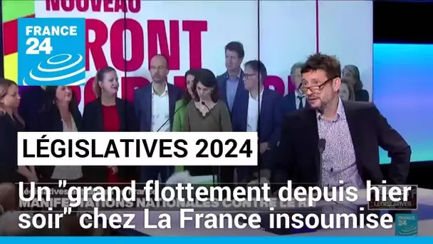 Législatives : "un grand flottement depuis hier soir" au sein de La France insoumise • FRANCE 24