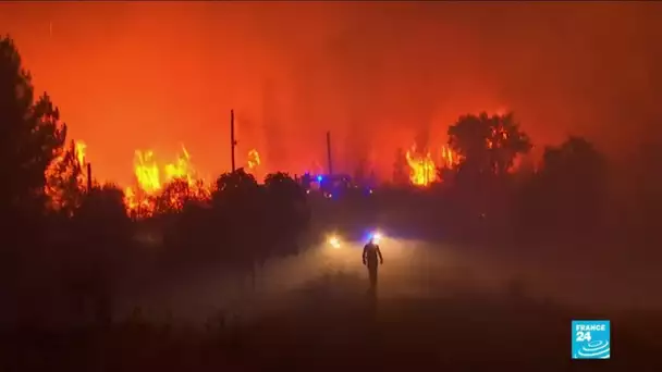 Feux de forêt au Portugal : 1 700 pompiers mobilisés, des incendies difficiles à maîtriser