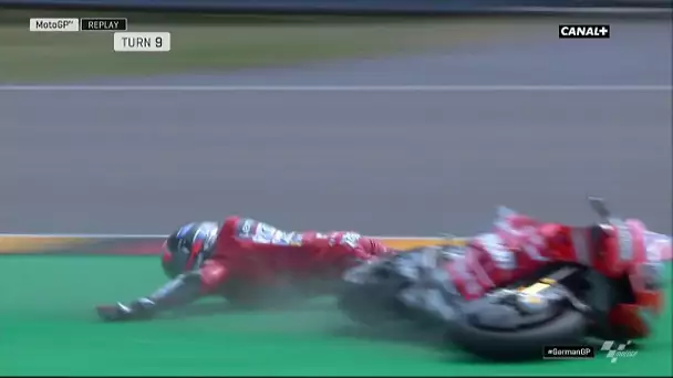 L'incroyable chute de Danilo Petrucci lors des qualifications