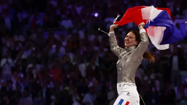 JO Paris 2024 : Manon Apithy-Brunet championne olympique de sabre devant Sara Balzer