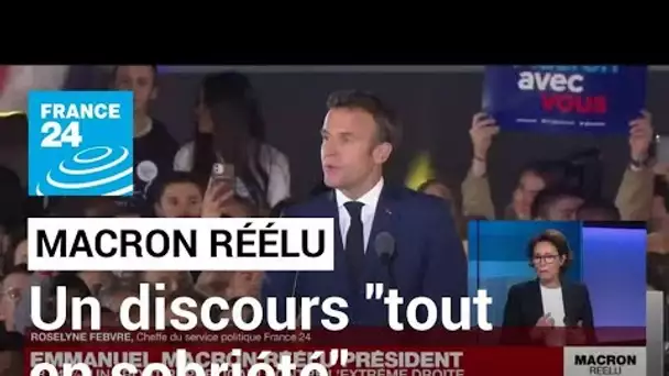 Présidentielle : un discours de réélection pour Macron "tout en sobriété" • FRANCE 24