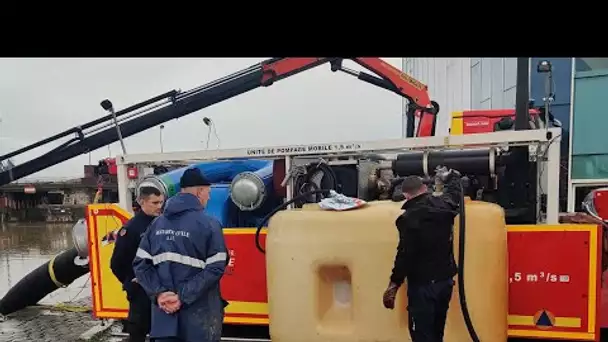 Inondations dans le Pas-de-Calais : des méga-pompes installées pour accélérer la décrue sur le li…