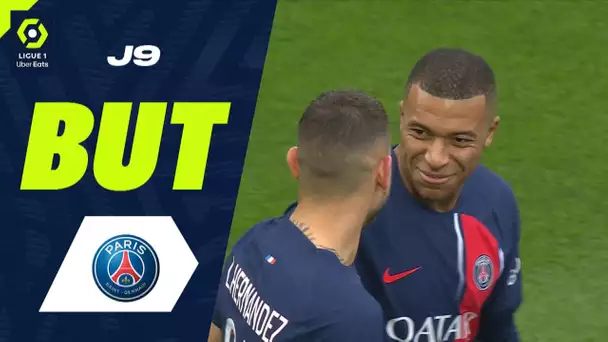 But Kylian MBAPPE (10' pen - PSG) PARIS SAINT-GERMAIN - RC STRASBOURG ALSACE (3-0) 23/24