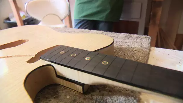 Une guitare beauvaisienne pour le groupe anglais The Skints