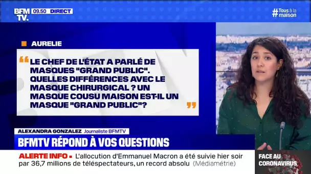 C'est quoi un masque "grand public" ? BFMTV répond à vos questions