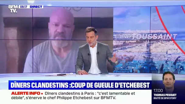 "Lamentable et débile": le coup de gueule de Philippe Etchebest contre les diners clandestins