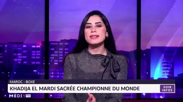 Maroc- boxe: Khadija El Mardi sacrée championne du monde