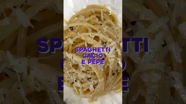 Spaghettis cacio e pepe : la simplicité à son meilleur ! #recetteitalienne #toulouse #recettefacile