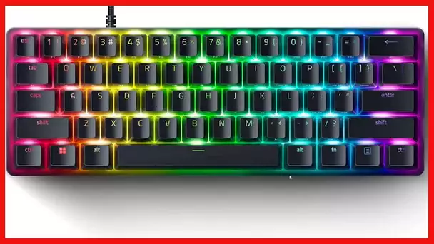 Razer Huntsman Mini 60% Gaming Keyboard: Fast Keyboard Switches - Linear Optical Switches - Chroma