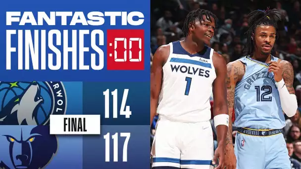 Final 1:52 WILD ENDING Grizzlies vs Timberwolves 🔥🔥