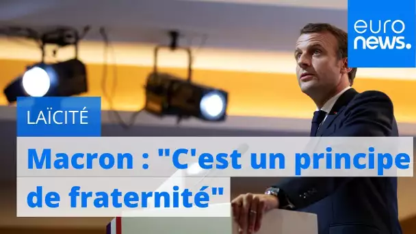 Emmanuel Macron s'exprime sur la laïcité, il était temps