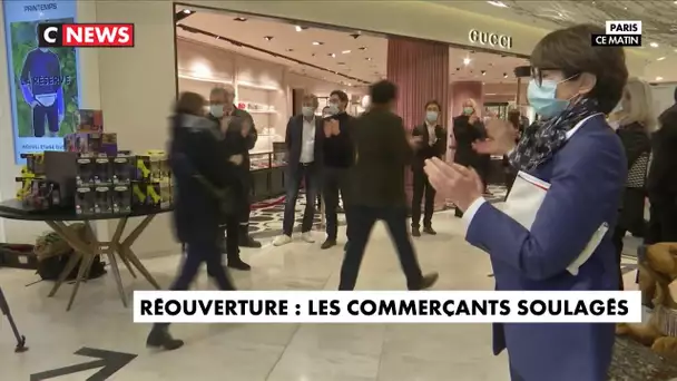 Réouverture des commerces : les professionnels soulagés, les clients présents