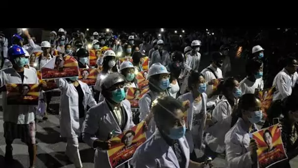 En Birmanie, les manifestants défient la junte la nuit pour tenter d’échapper à la répression