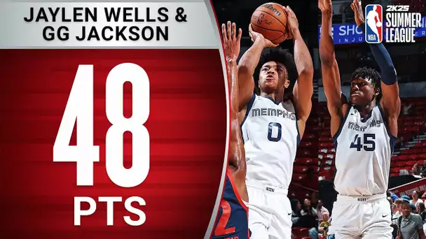 Jaylon Wells (28 PTS) & GG Jackson (20 PTS) Lead Grizzlies To Summer League Finals! 👏