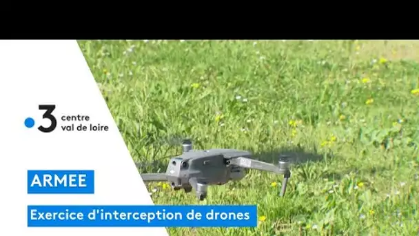 Armée : exercice d interception de drone a la base militaire d Avord dans le Cher