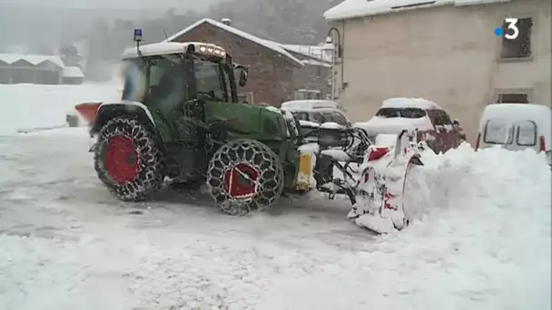 La neige est tombée sur les Pyrénées-Orientales