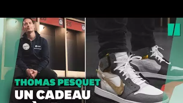 Ces "Space Jordan" fabriquées pour Thomas Pesquet sont uniques