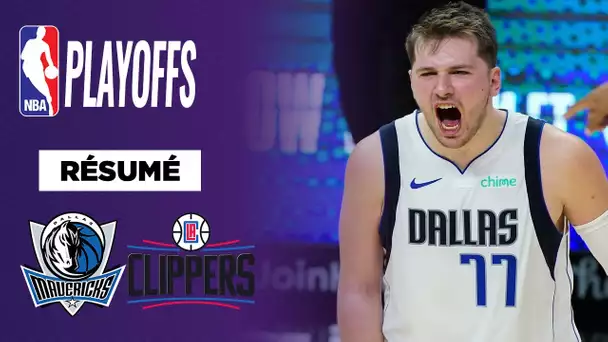 RESUME - VF - NBA Playoffs : Doncic en feu, les Mavs creusent l'écart face aux Clippers !