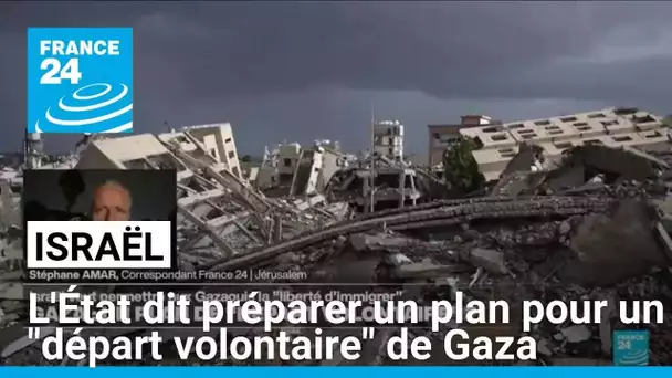 Après les déclarations de Trump, Israël dit préparer un plan pour un "départ volontaire" de Gaza