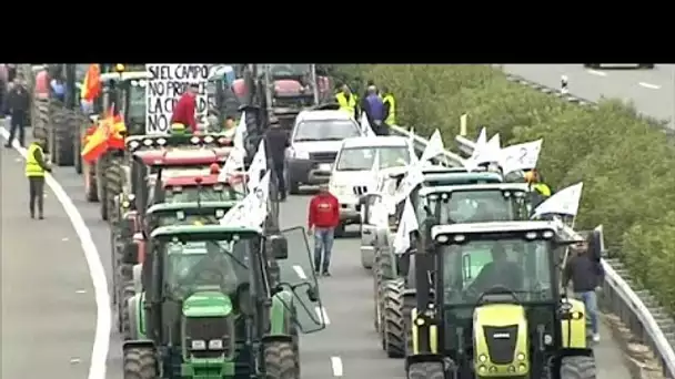 Les agriculteurs espagnols réclament des prix justes pour leur production