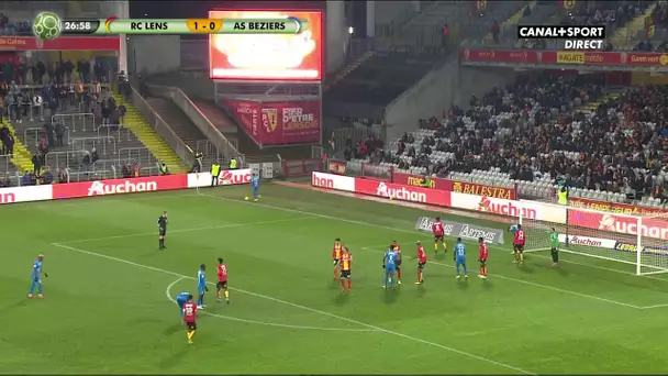 Ligue 2 - 23ème journée - Lens / Béziers : Gillet ouvre le score !