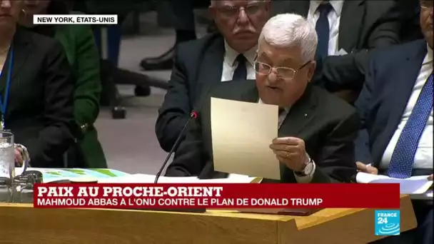 Mahmoud Abbas à l'ONU contre le plan Trump : "Le discours a consisté à faire bonne figure"