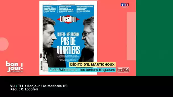 VU du 14/09/2024 : Ruffin - Mélenchon : Le divorce