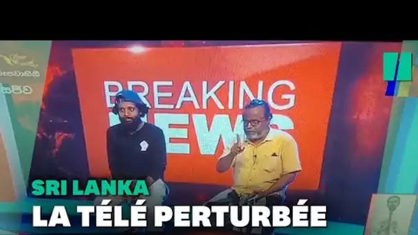 Au Sri Lanka, les manifestants font irruption à la télévision publique