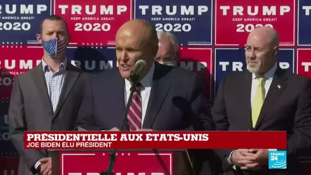 REPLAY - L'avocat de Donald Trump réagit à l'annonce de la victoire de Joe Biden