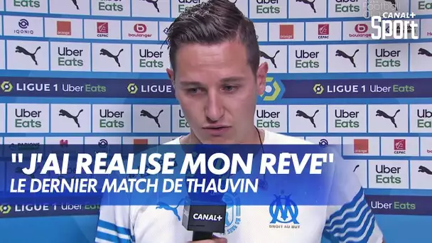 L'émotion de Florian Thauvin après son dernier match avec l'OM