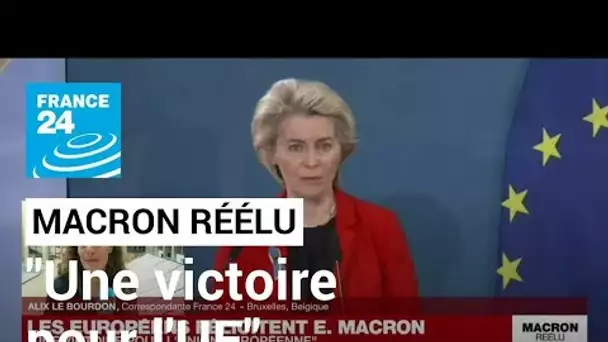 Macron réélu : "une victoire pour l'Union européenne" • FRANCE 24