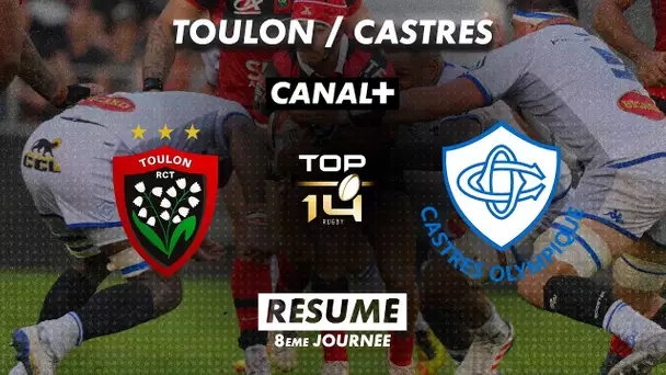 Le résumé de Toulon / Castres - TOP 14 - 8ème journée