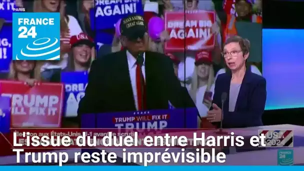 Présidentielle américaine : l'issue du duel entre Harris et Trump reste imprévisible