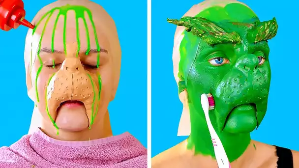 INCROYABLES TRANSFORMATIONS AVEC DU MAQUILLAGE || TUTORIEL POUR UN MAQUILLAGE SFX