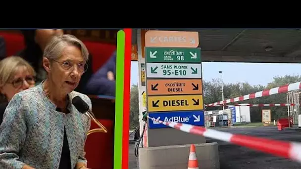 Pénurie de carburant en France : E. Borne annonce la réquisition de personnels des dépôts d'Esso