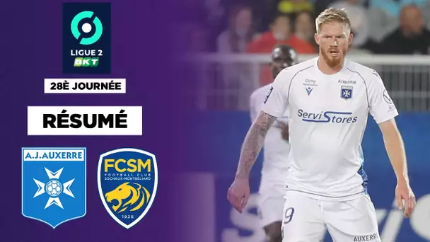 Résumé : Auxerre monte sur le podium, Sochaux rate le coche