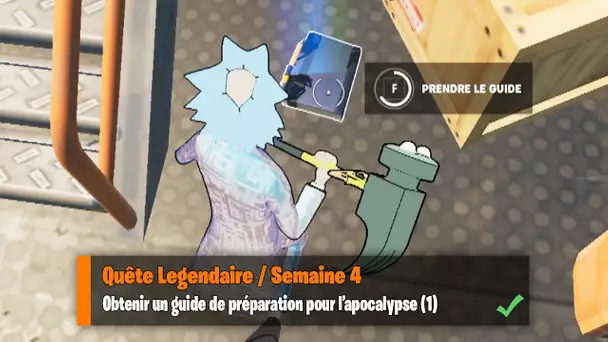 OBTENIR UN GUIDE DE PRÉPARATION POUR L'APOCALYPSE ! (FORTNITE DEFIS LEGENDAIRE SEMAINE 4)