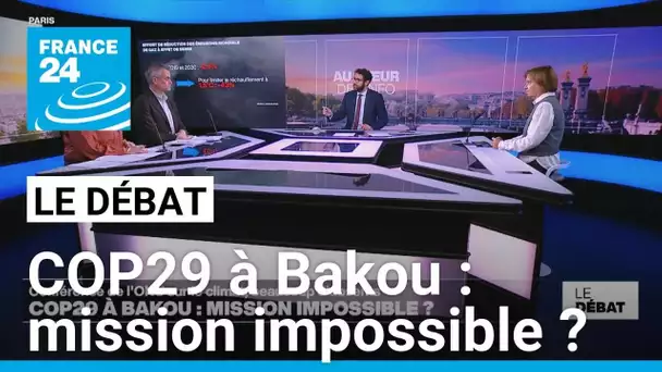 COP 29 à Bakou : mission impossible? Beaucoup d'absents à la conférence de l'ONU sur le climat