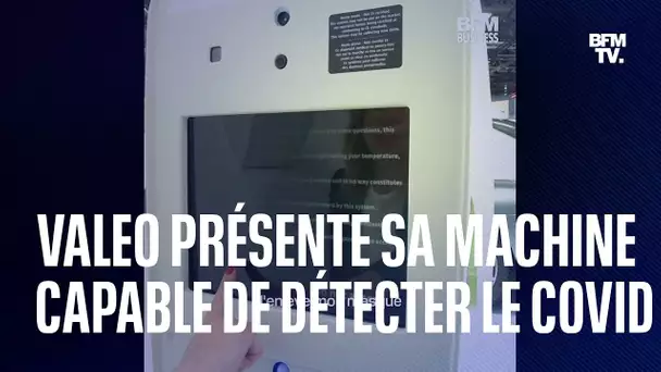 Valeo présente sa machine capable de détecter le Covid