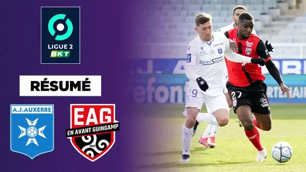 Résumé : Guingamp arrache le nul à Auxerre